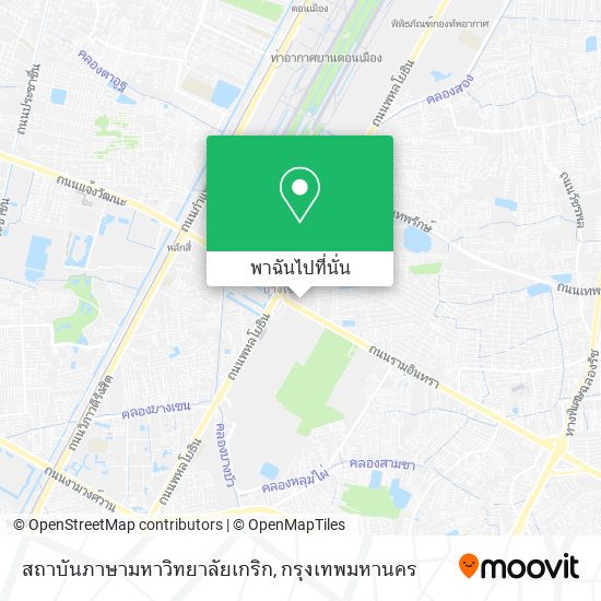 สถาบันภาษามหาวิทยาลัยเกริก แผนที่