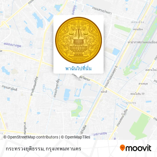 กระทรวงยุติธรรม แผนที่