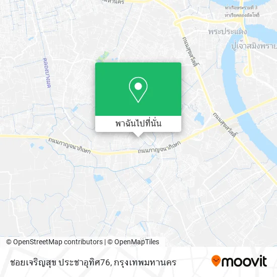 ชอยเจริญสุข ประชาอุทิศ76 แผนที่