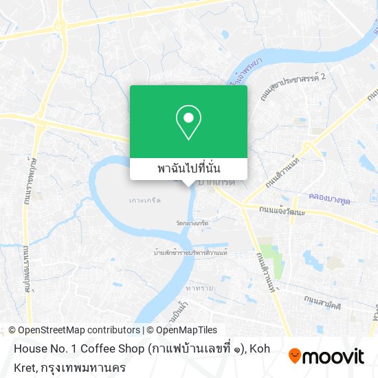 House No. 1 Coffee Shop (กาแฟบ้านเลขที่ ๑), Koh Kret แผนที่