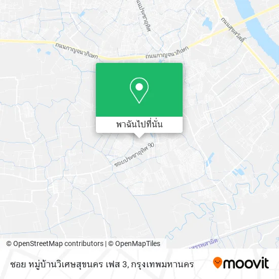 ซอย หมู่บ้านวิเศษสุขนคร เฟส 3 แผนที่