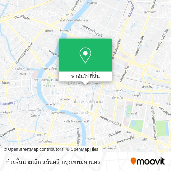 ก๋วยจั๊บนายเล็ก แม้นศรี แผนที่