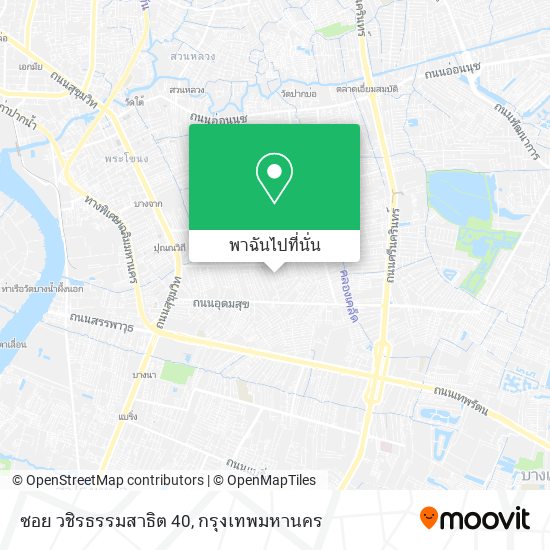 ซอย วชิรธรรมสาธิต 40 แผนที่