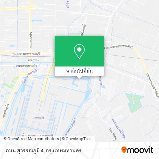 ถนน สุวรรณภูมิ 4 แผนที่
