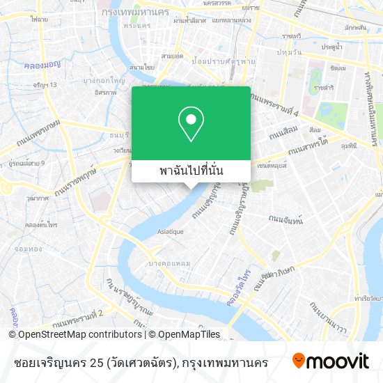 ซอยเจริญนคร 25 (วัดเศวตฉัตร) แผนที่