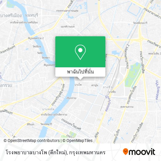 โรงพยาบาลบางโพ (ตึกใหม่) แผนที่