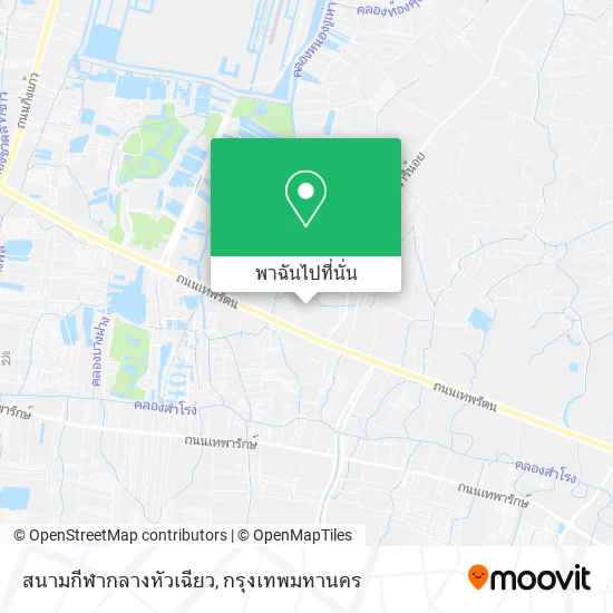 สนามกีฬากลางหัวเฉียว แผนที่