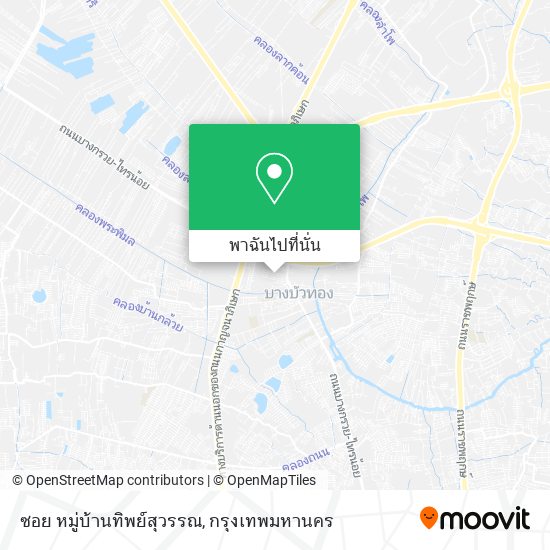 ซอย หมู่บ้านทิพย์สุวรรณ แผนที่