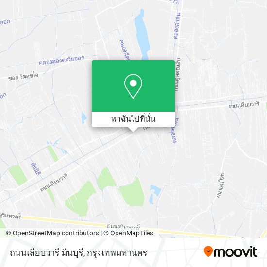 ถนนเลียบวารี มีนบุรี แผนที่