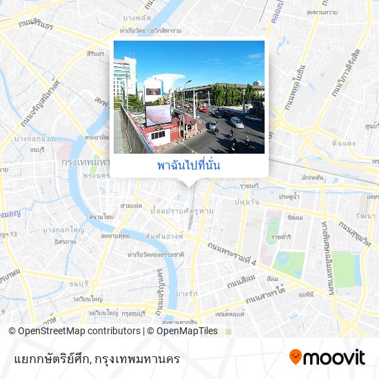 แยกกษัตริย์ศึก แผนที่