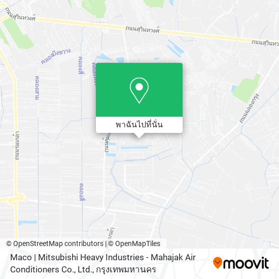 Maco | Mitsubishi Heavy Industries - Mahajak Air Conditioners Co., Ltd. แผนที่