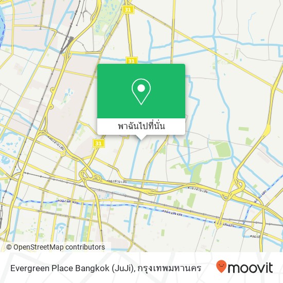 Evergreen Place Bangkok (JuJi) แผนที่