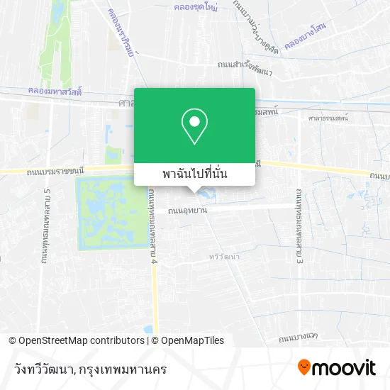 วังทวีวัฒนา แผนที่