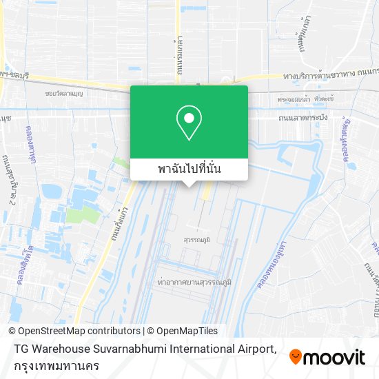 TG Warehouse Suvarnabhumi International Airport แผนที่