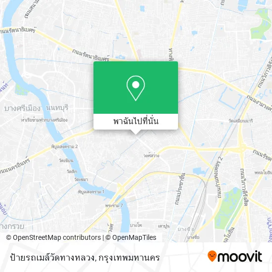 ป้ายรถเมล์วัดทางหลวง แผนที่