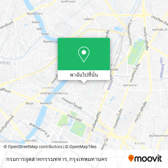 กรมการอุตสาหกรรมทหาร แผนที่