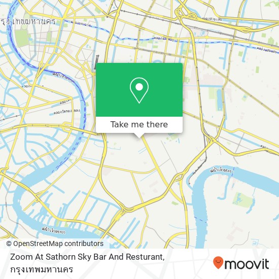 Zoom At Sathorn Sky Bar And Resturant แผนที่
