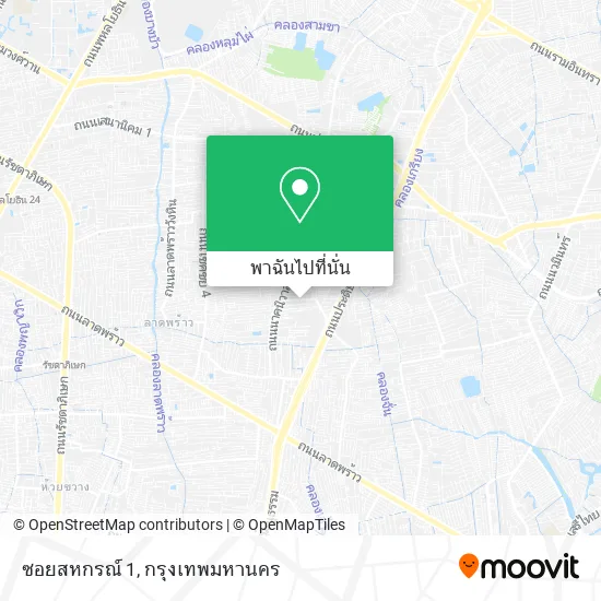ซอยสหกรณ์ 1 แผนที่