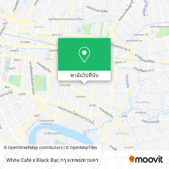 White Café x Black Bar แผนที่
