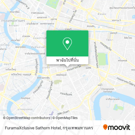 FuramaXclusive Sathorn Hotel แผนที่