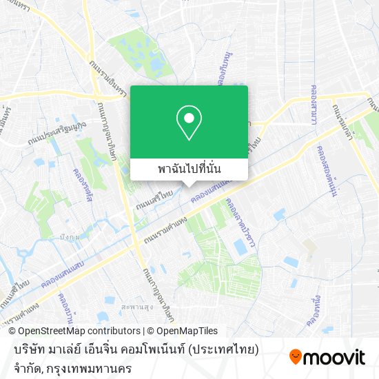 บริษัท มาเล่ย์ เอ็นจิ่น คอมโพเน็นท์ (ประเทศไทย) จำกัด แผนที่