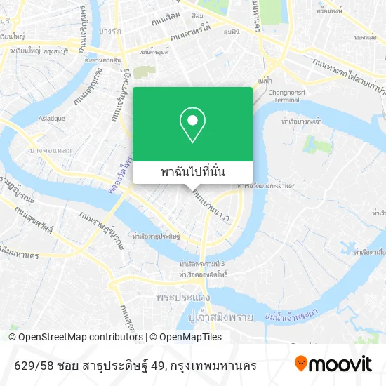 629/58 ซอย สาธุประดิษฐ์ 49 แผนที่