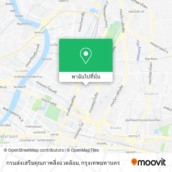 กรมส่งเสริมคุณภาพสิ่งแวดล้อม แผนที่