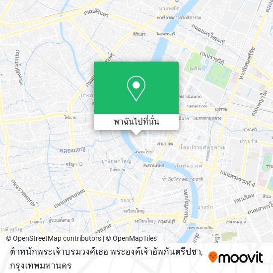 ตำหนักพระเจ้าบรมวงศ์เธอ พระองค์เจ้าอัพภันตรีปชา แผนที่