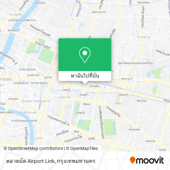 ตลาดนัด Airport Link แผนที่