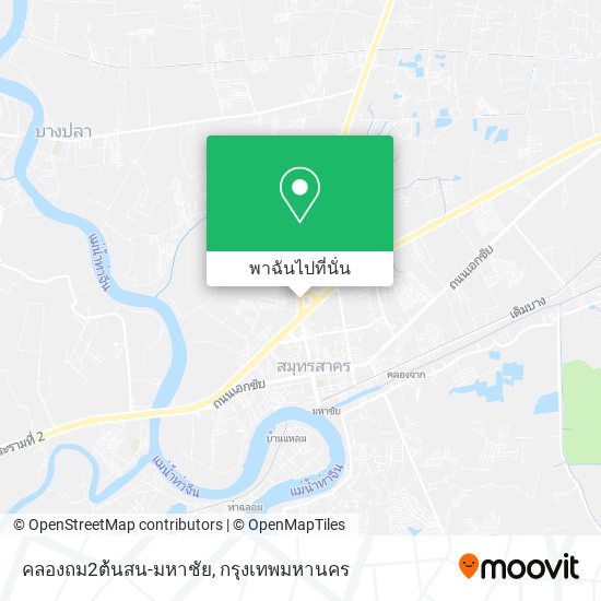 คลองถม2ต้นสน-มหาชัย แผนที่