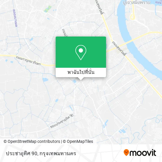 ประชาอุทิศ 90 แผนที่