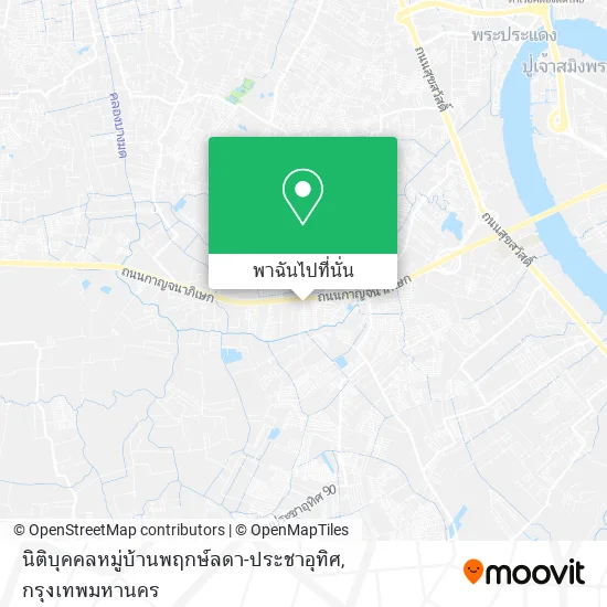นิติบุคคลหมู่บ้านพฤกษ์ลดา-ประชาอุทิศ แผนที่