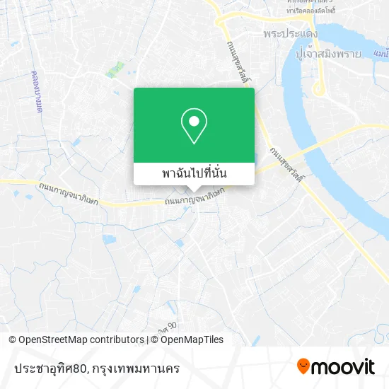 ประชาอุทิศ80 แผนที่