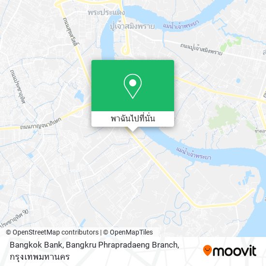 Bangkok Bank, Bangkru Phrapradaeng Branch แผนที่