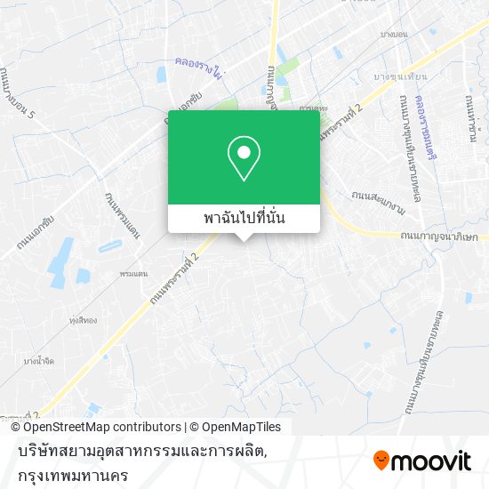 บริษัทสยามอุตสาหกรรมและการผลิต แผนที่