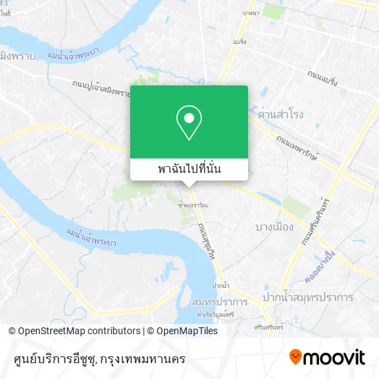 ศูนย์บริการอีซูซุ แผนที่