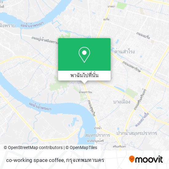 co-working space coffee แผนที่