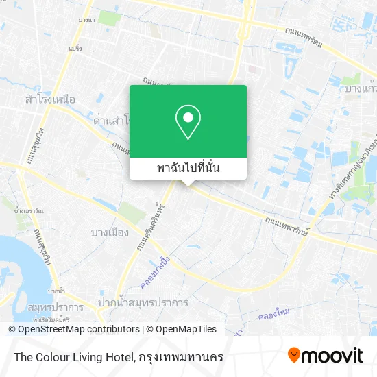 The Colour Living Hotel แผนที่