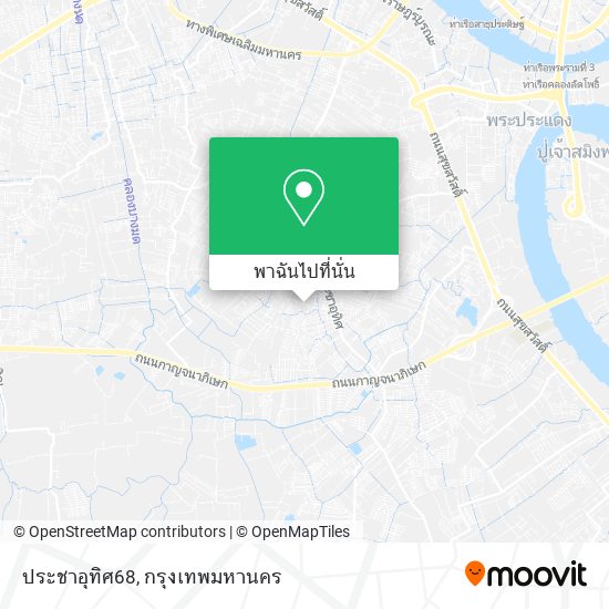 ประชาอุทิศ68 แผนที่