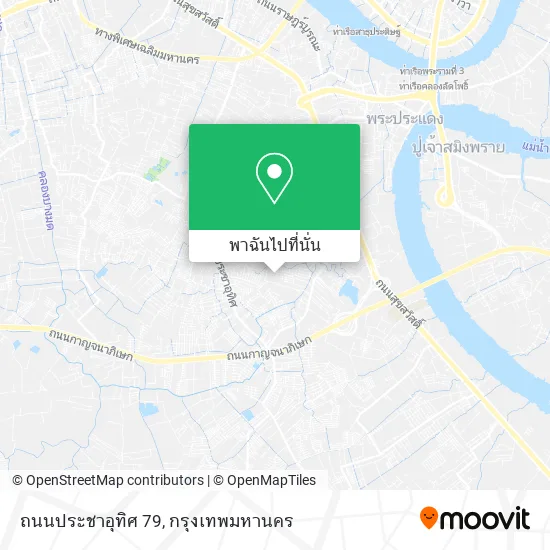 ถนนประชาอุทิศ 79 แผนที่
