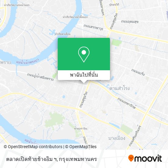 ตลาดเปิดท้ายข้างอิม ฯ แผนที่