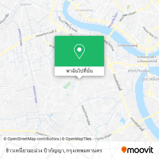 ข้าวเหนียวมะม่วง ป้ากัญญา แผนที่