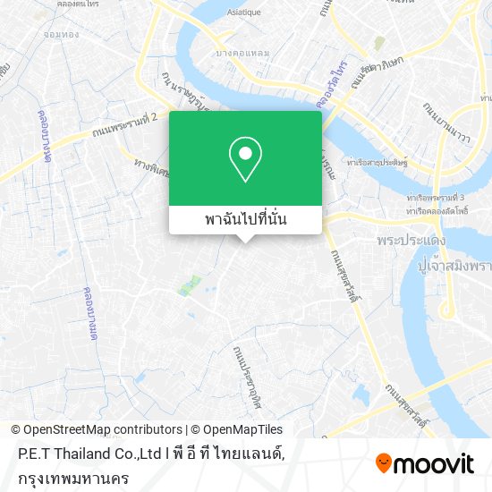 P.E.T Thailand Co.,Ltd l พี อี ที ไทยแลนด์ แผนที่