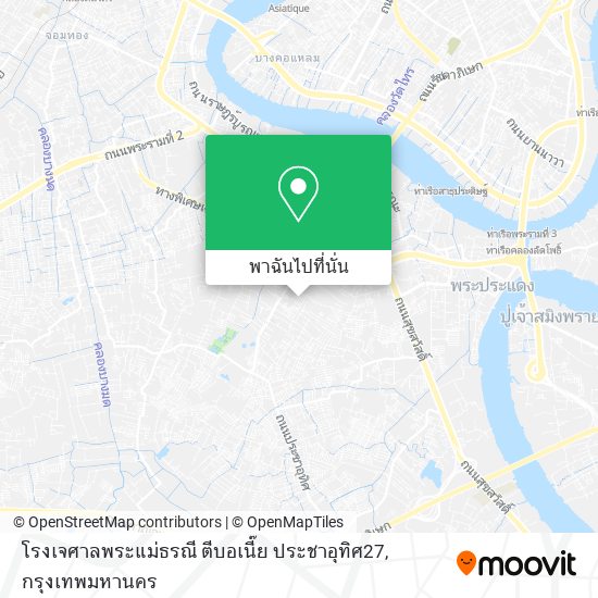 โรงเจศาลพระแม่ธรณี ตีบอเนี๊ย ประชาอุทิศ27 แผนที่