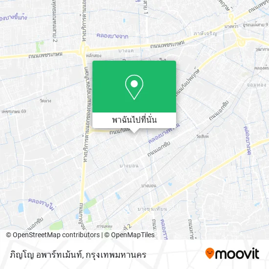 ภิญโญ อพาร์ทเม้นท์ แผนที่