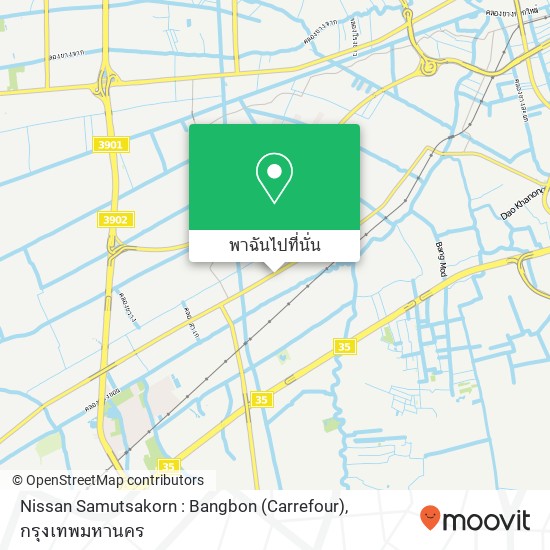 Nissan Samutsakorn : Bangbon (Carrefour) แผนที่