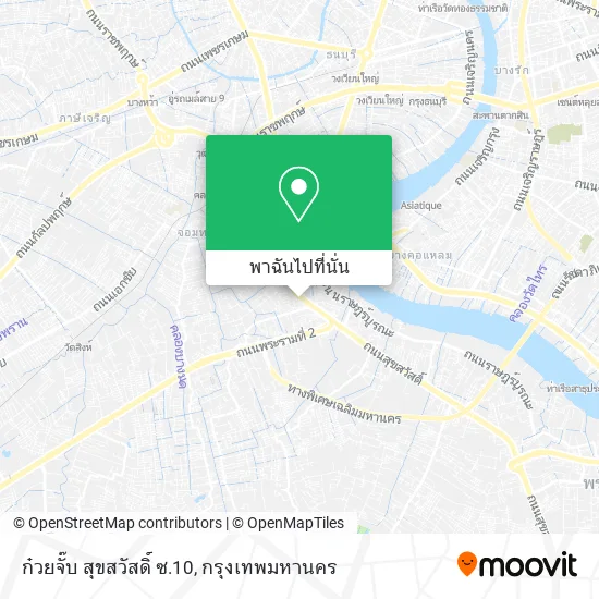 ก๋วยจั๊บ สุขสวัสดิ์ ซ.10 แผนที่