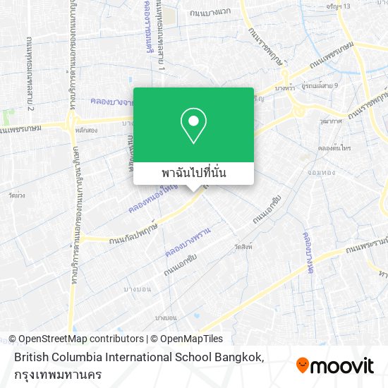 British Columbia International School Bangkok แผนที่