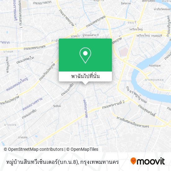 หมู่บ้านสินทวีเซ็นเตอร์(บก.น.8) แผนที่