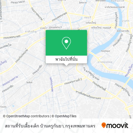 สถานที่รับเลี้ยงเด็ก บ้านครูกันยา แผนที่